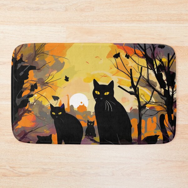 Item preview, Scary Evening With Cats designed and sold by Hashola Designs.