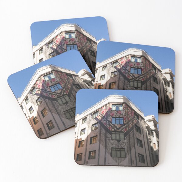 Item preview, El Madrid caprichoso: un edificio cubierto con mantilla española tradicional designed and sold by Georgia Mizuleva.