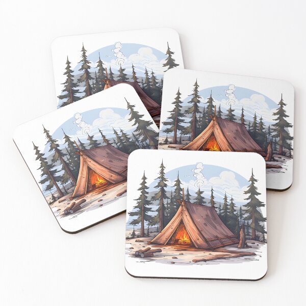 Item preview, Camping Tent in the Woods designed and sold by KSimpson838.