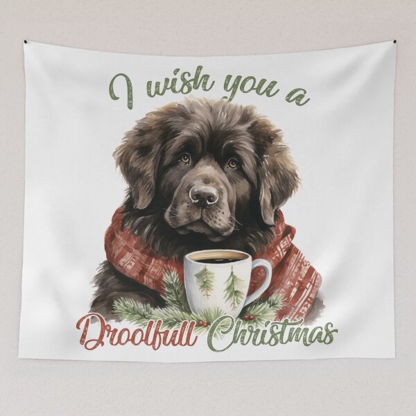 Item preview, Newfoundland dog Christmas Jumper designed and sold by TimmerTammer.