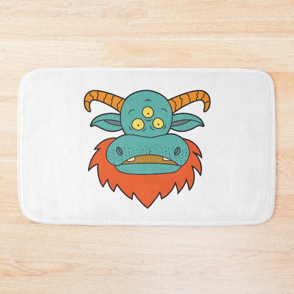 Item preview, MUNSTA - Surprised Teal Monster designed and sold by OWLSTANDING.