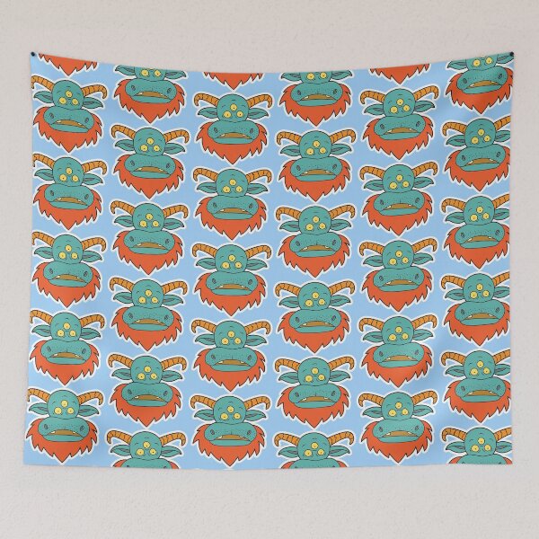Item preview, MUNSTA - Surprised Teal Monster designed and sold by OWLSTANDING.