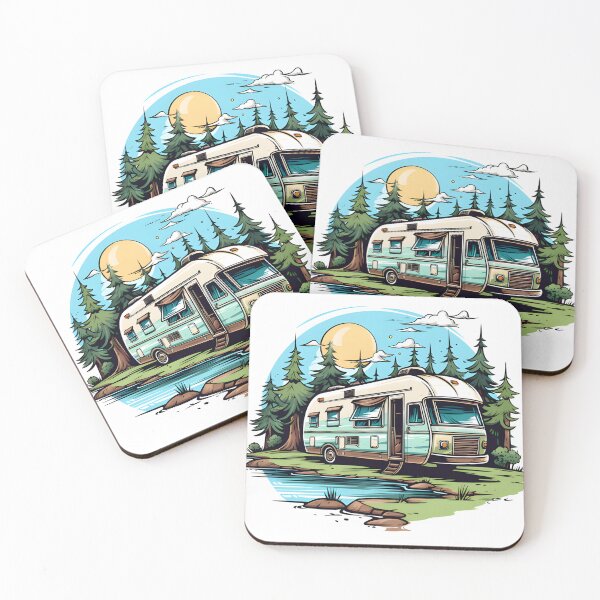 Item preview, Rv Camper in the Woods designed and sold by KSimpson838.