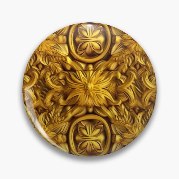 Item preview, Great seamless 3D Thai Kanok pattern with gold material designed and sold by ThanDigital.
