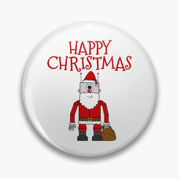 Item preview, Robot Santa Christmas designed and sold by doodlerob.