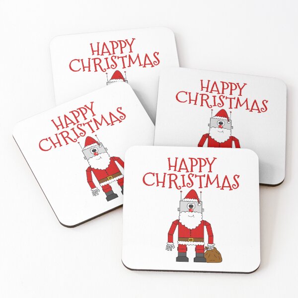 Item preview, Robot Santa Christmas designed and sold by doodlerob.