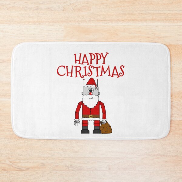 Item preview, Robot Santa Christmas designed and sold by doodlerob.