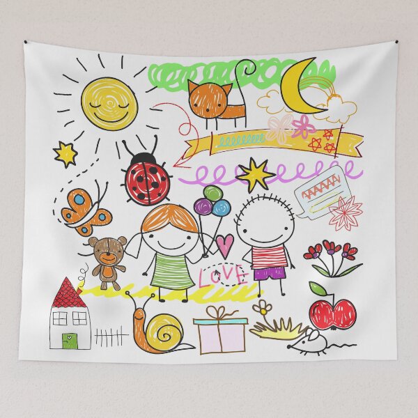 Item preview, a picture drawn with a pen,  playing house, play grown up designed and sold by zzzozzo.