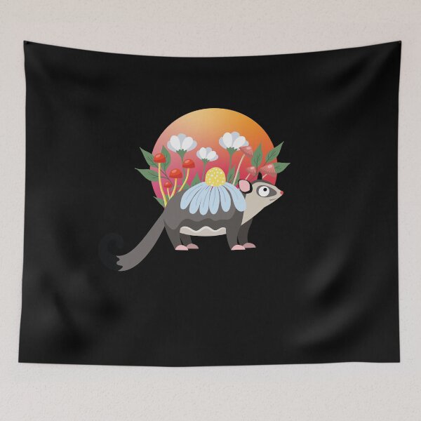 Item preview, Possum Flowers Kids Cute designed and sold by MooonTees.