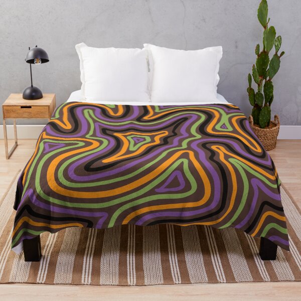 Item preview, Halloween Wavy Liquid Lines designed and sold by velvetearth.