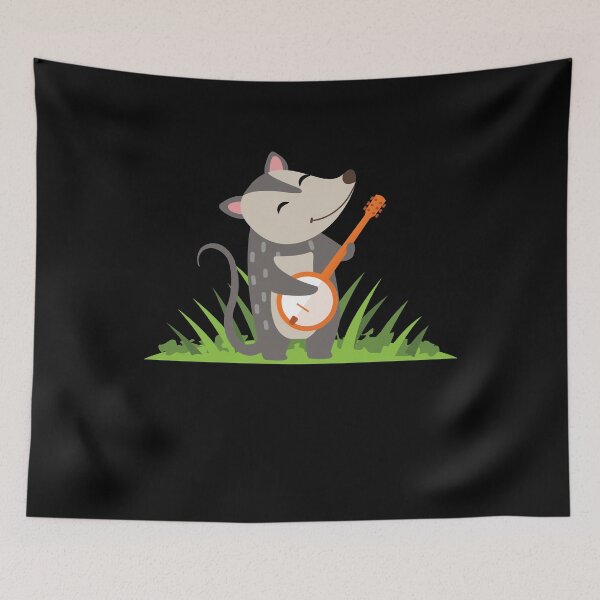 Item preview, Possum Guitar Kids Cute designed and sold by MooonTees.