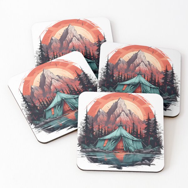 Item preview, Camping Tent in the Mountains designed and sold by KSimpson838.