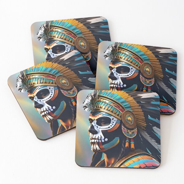 Item preview, Aztec warrior designed and sold by MatrixTattoo.