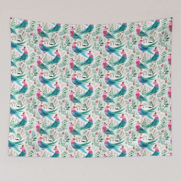 Item preview, Whimsical Quetzal: Magical Watercolor Art Print designed and sold by qoodesignstudio.