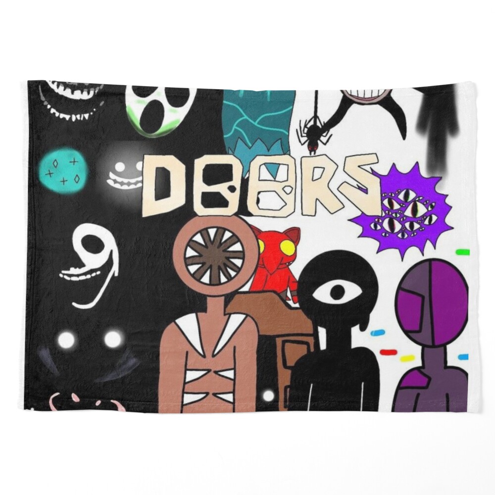 Roblox doors, all team  Art Board Print by doorzz