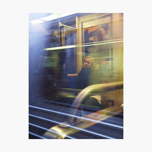 Subway Girl Photographic Print