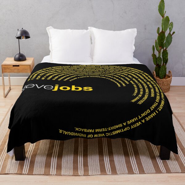Item preview, Steve Jobs famous quotes poster [gold] designed and sold by CMYKStudio.