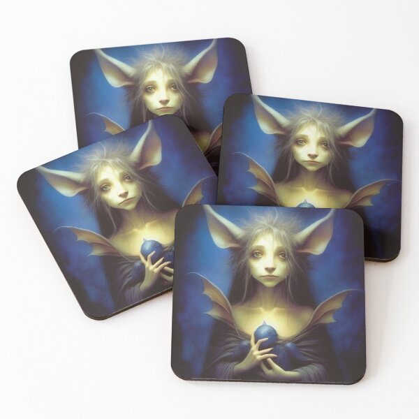 Item preview, Night fairy holding a bird designed and sold by Magicofthenight.