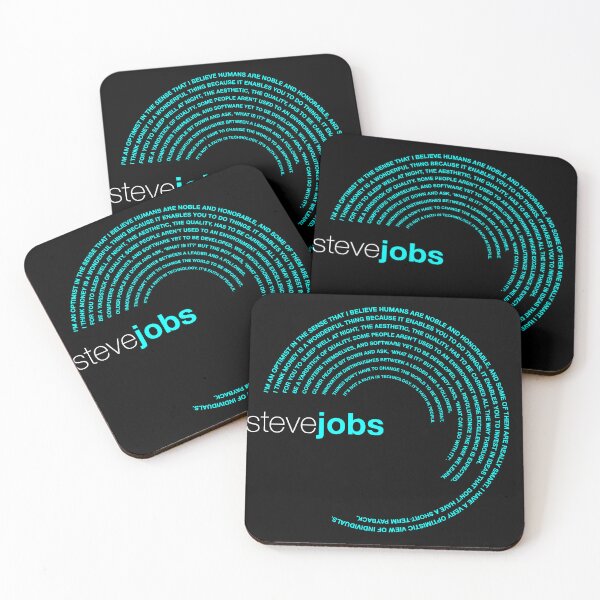Item preview, Steve Jobs famous quotes poster [aqua] designed and sold by CMYKStudio.