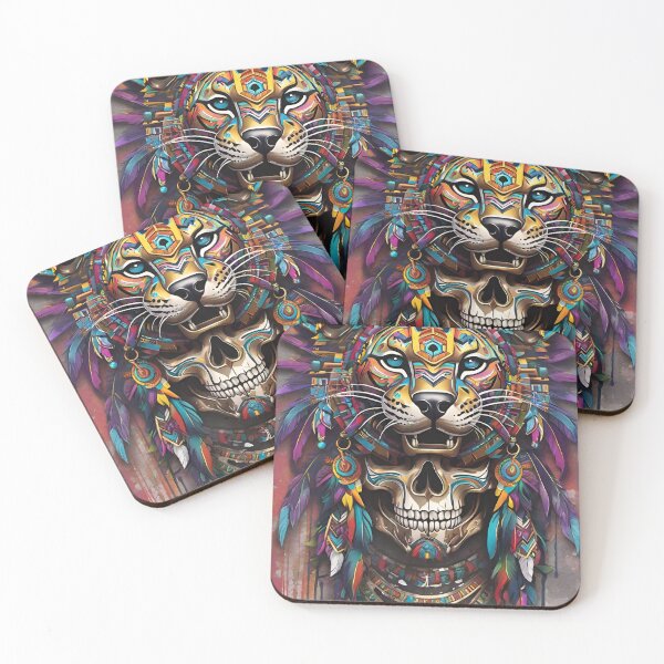 Item preview, Abstract Warrior Skull designed and sold by MatrixTattoo.