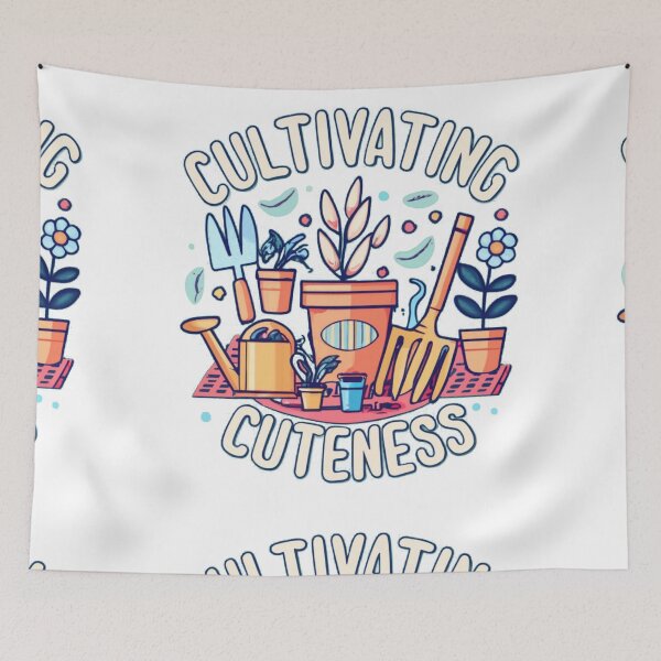 Item preview, cultivating cuteness designed and sold by PintSizedPixel.