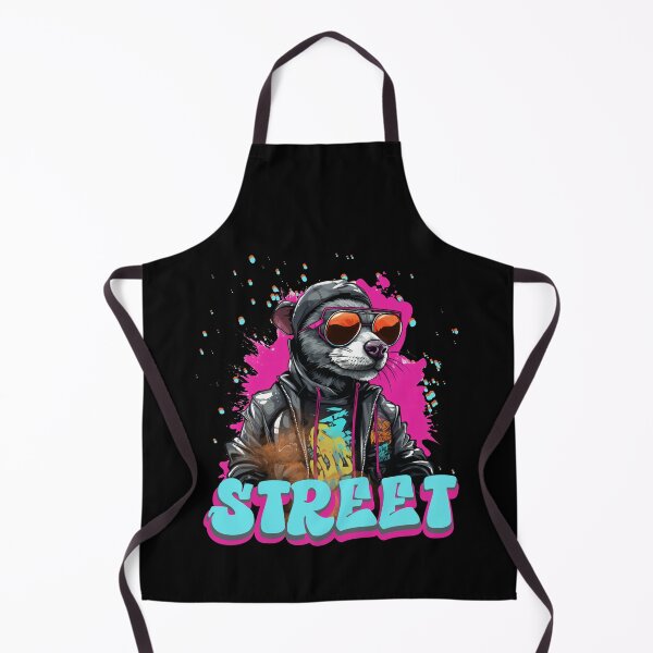Item preview, Colorful Rat Street Life Rat Blue and Pink designed and sold by Madlen-moon.