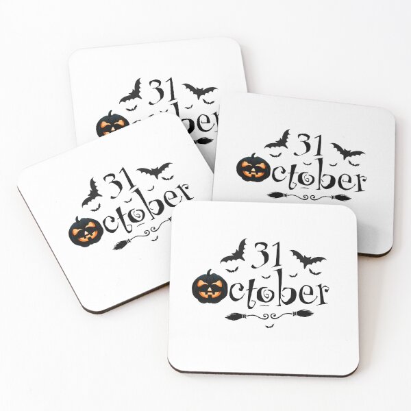 Item preview, Halloween October 31 With Bats Sticker designed and sold by IndreB.