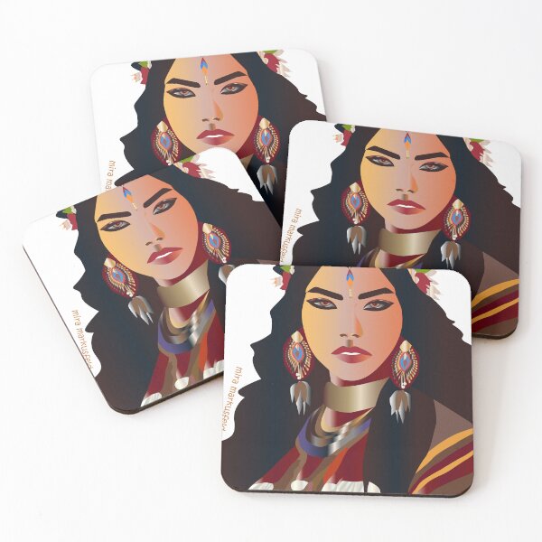 Item preview, Native American Woman designed and sold by Mira  Markusfeld.