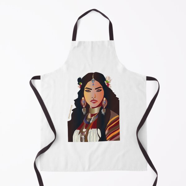 Item preview, Native American Woman designed and sold by Mira Markusfeld.