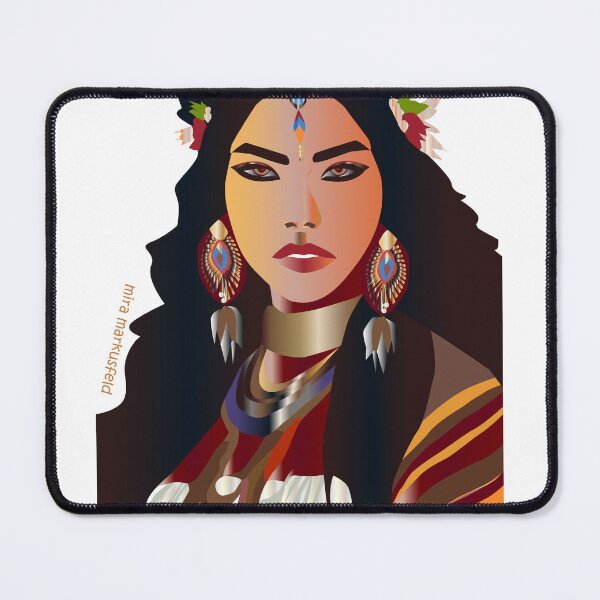 Item preview, Native American Woman designed and sold by Mira  Markusfeld.