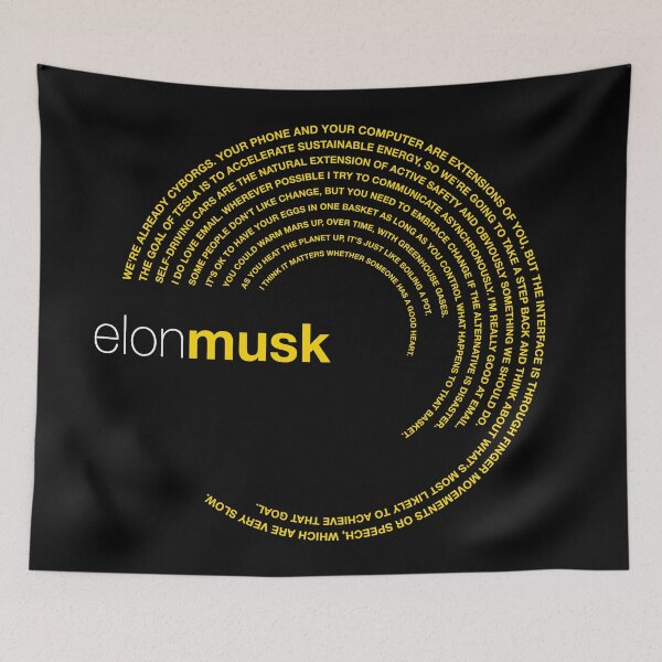 Artikelvorschau, Poster mit berühmten Zitaten von Elon Musk [Gold] entworfen und verkauft von CMYKStudio.