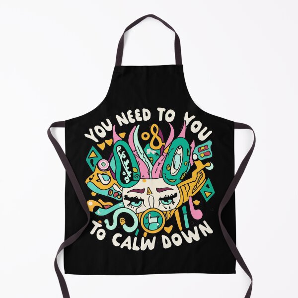 Item preview, You Need To you Calm Down Groovy Retro Cute Funny women men designed and sold by DrawHandArt.