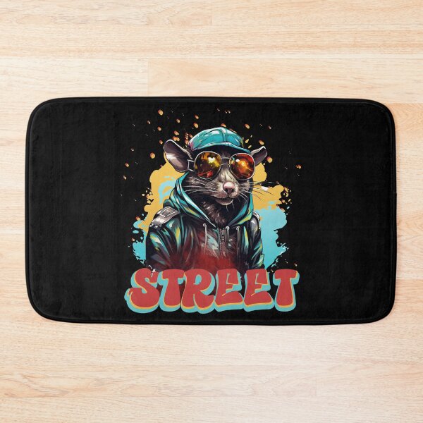 Item preview, Colorful Rat Street Life Rat Red and Blue designed and sold by Madlen-moon.