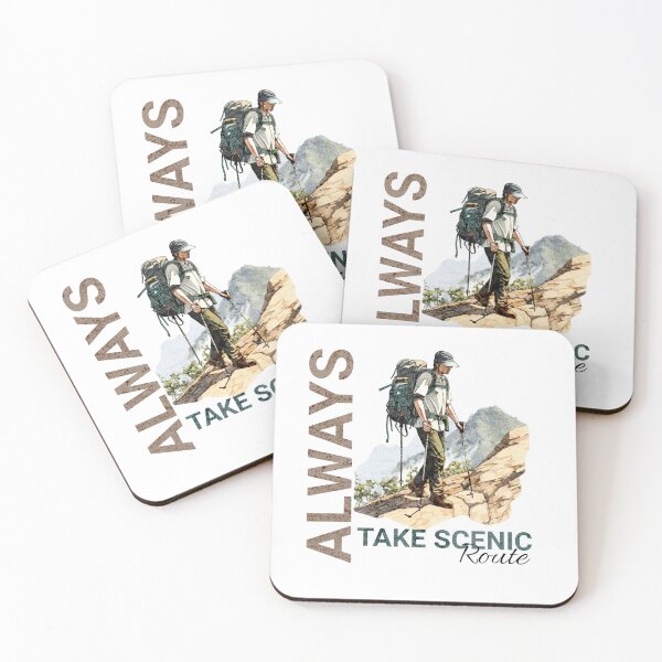Item preview, Always take scenic route - exploretheworld - Visiting Places - aroundtheworld - Die Wanderlust – outdoorlife – exploremore – Sundown adventure – Adventure capitalist. designed and sold by JansenGS.