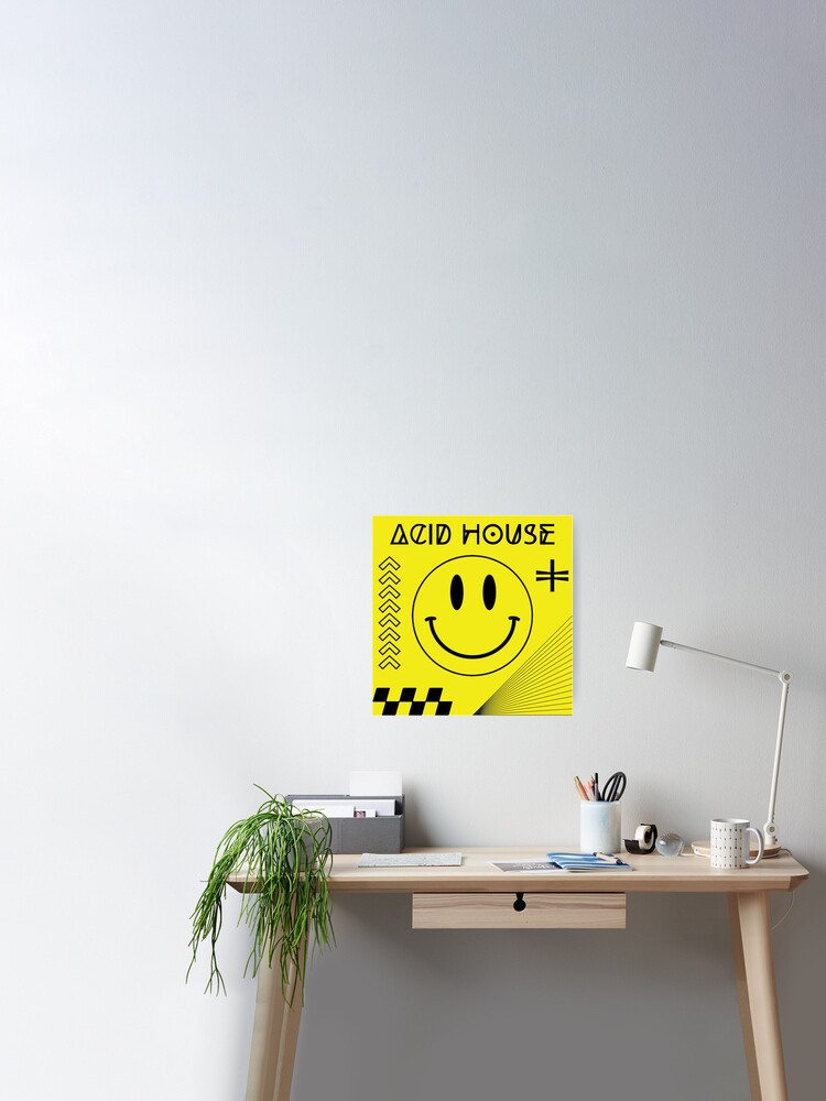 Acid House Rave Poster for Sale by teawithalice