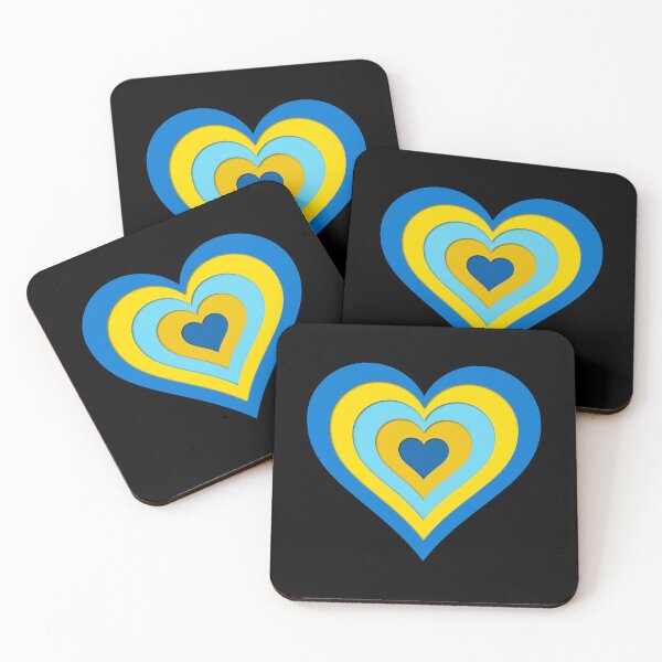 Item preview, Ukrainian Heart Ukrainian Pride Heartfelt Blue and Yellow Ukraine Flag  designed and sold by Aide.