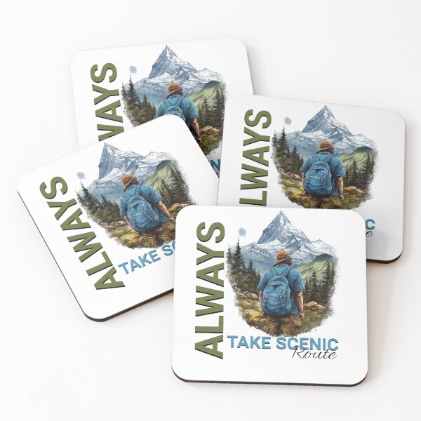 Item preview, Always take scenic route - exploretheworld - Visiting Places - aroundtheworld - Die Wanderlust – outdoorlife – exploremore – Sundown adventure – Adventure capitalist. designed and sold by JansenGS.