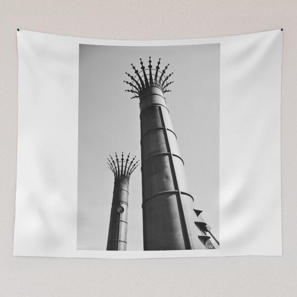 Item preview, The American Queen Smokestack's Hard At Work Black And White designed and sold by LisaWootenPhoto.