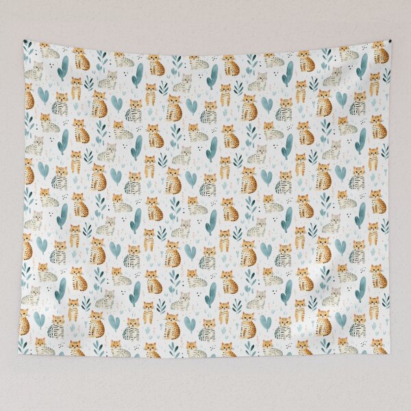 Aperçu de l'œuvre Whimsical Ocelot: Enchanting Watercolor Art Print créée et vendue par qoodesignstudio.