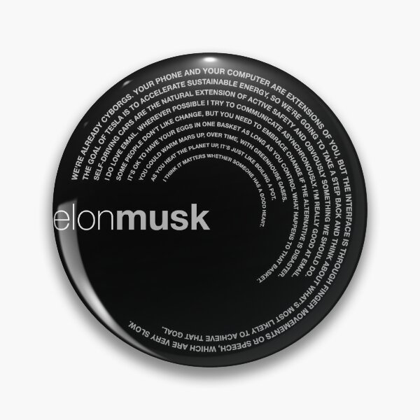 Item preview, Elon Musk famous quotes poster [silver] designed and sold by CMYKStudio.