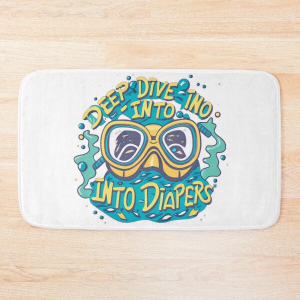 Item preview, deep dive into diapers  designed and sold by PintSizedPixel.