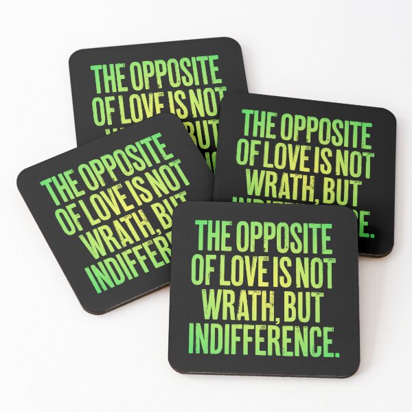 Item preview, The opposite of love is not wrath, but indifference. v.5 designed and sold by x1brett.
