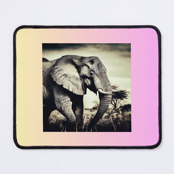Item preview, Wild Elephant mouse pad. designed and sold by MICKSPIKS.