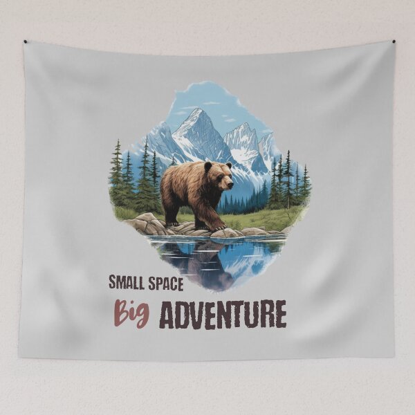 Item preview, Small space, big adventure - exploretheworld - Visiting Places - aroundtheworld - Die Wanderlust – outdoorlife – exploremore – Sundown adventure – Adventure capitalist. designed and sold by JansenGS.