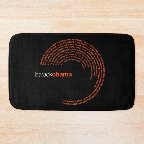 Item preview, Barack Obama famous quotes poster [orangered] designed and sold by CMYKStudio.