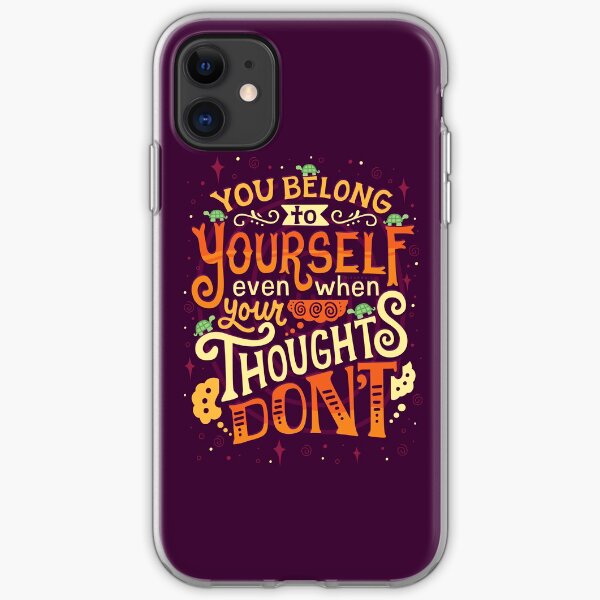 Thoughts are only thoughts iPhone Soft Case