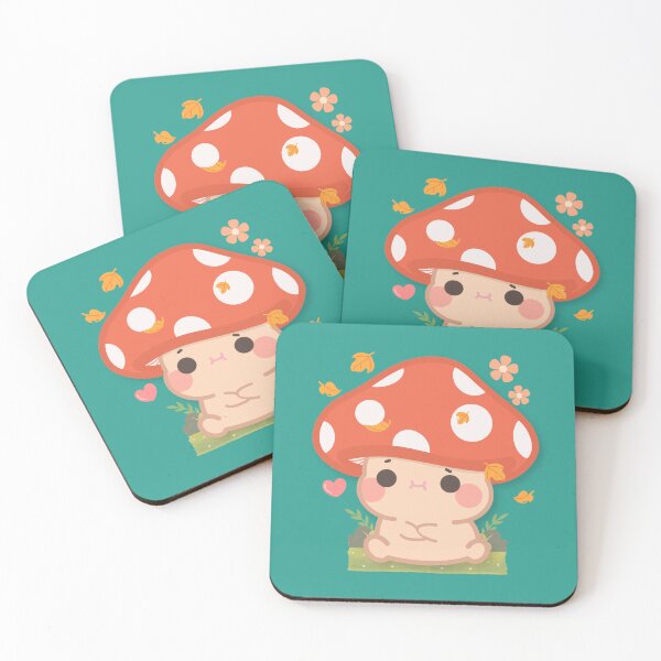 Artikelvorschau, Niedlicher Kawaii-Pilz-Grumpy entworfen und verkauft von cutecozynook.