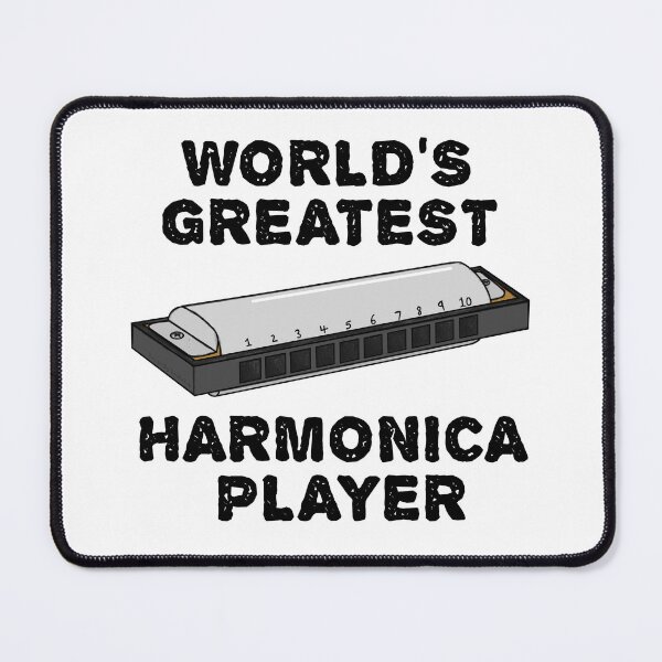 Item preview, World's Greatest Harmonica Player, Harmonicist, Blues Musician designed and sold by doodlerob.