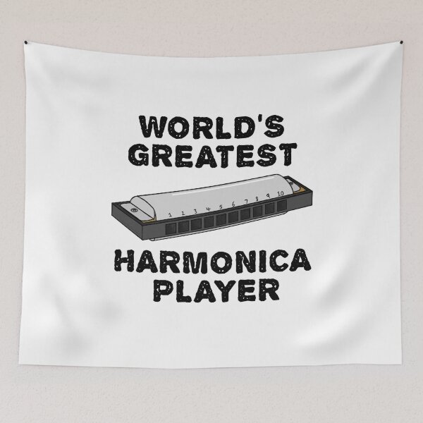 Item preview, World's Greatest Harmonica Player, Harmonicist, Blues Musician designed and sold by doodlerob.