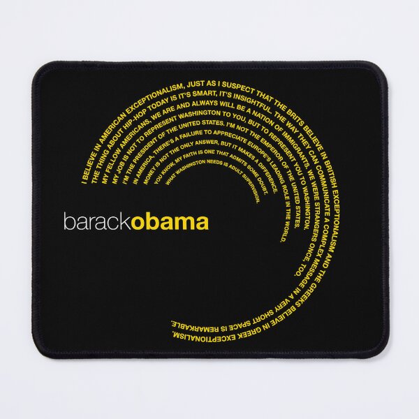 Item preview, Barack Obama famous quotes poster [gold] designed and sold by CMYKStudio.